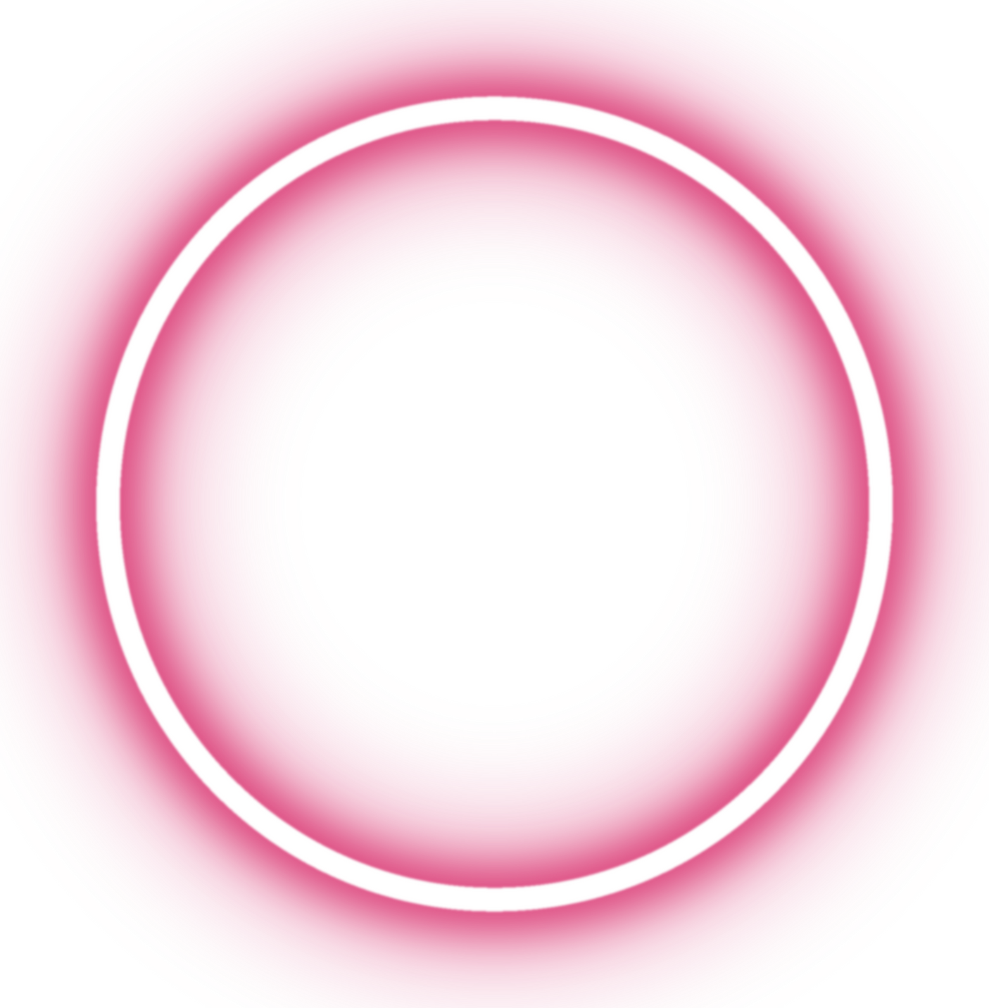 Pink Neon Circle Icon